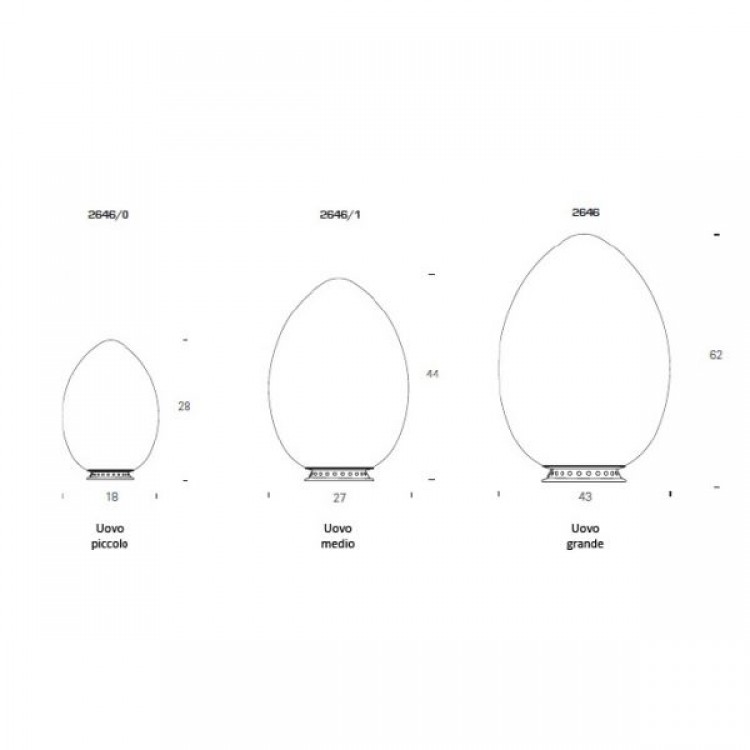 UOVO FONTANAARTE lampada da tavolo - Attanasioshop.com UOVO FONTANAARTE lampada da tavolo - Attanasioshop.com