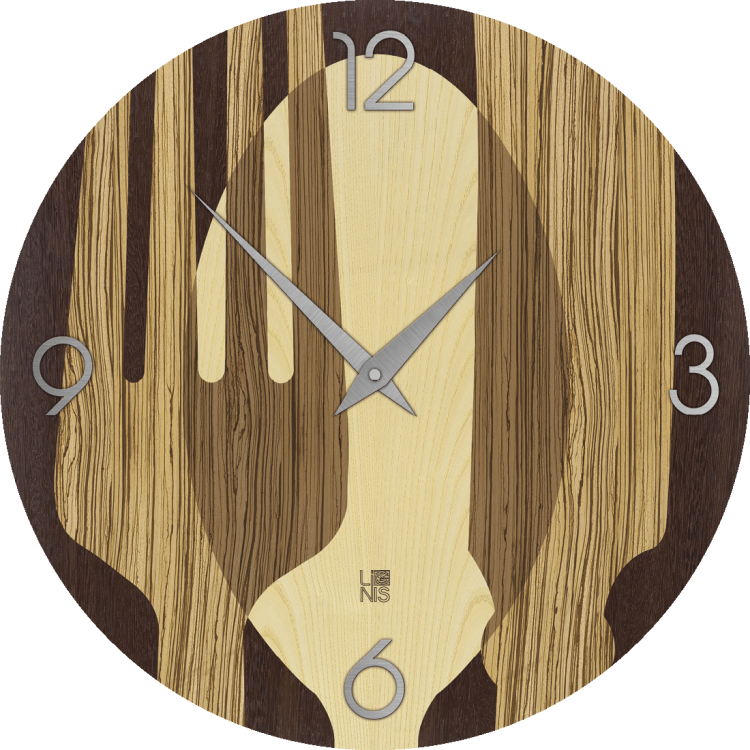 OBJECTS SOVRAPOSATE WARM orologio da parete in legno tondo colore ... OBJECTS SOVRAPOSATE WARM orologio da parete in legno tondo colore ...